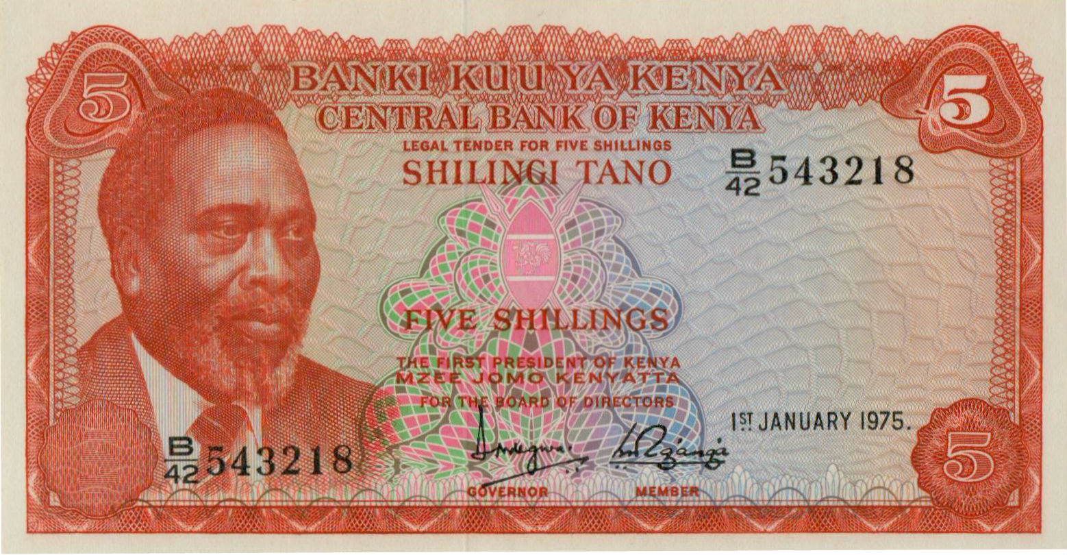 Kenya 5 1975 UNC P-11/b